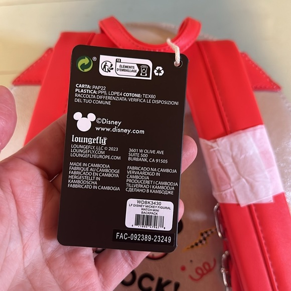 NWT Disney Loungefly Mickey clock/watch bag and wallet - Picture 8 of 12